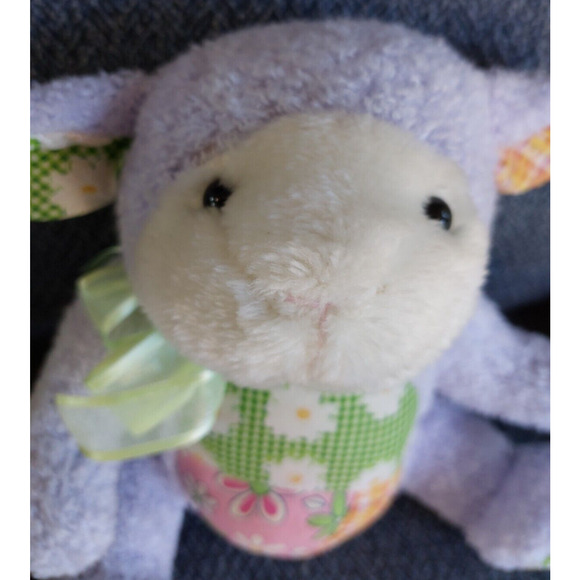 Sugar Loaf Lamb Sheep Wooly Plush Toy Patchwork Feet Ears Stuffed Animal - Picture 2 of 8